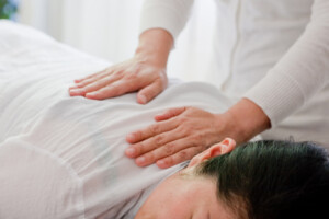 タッチングの様子